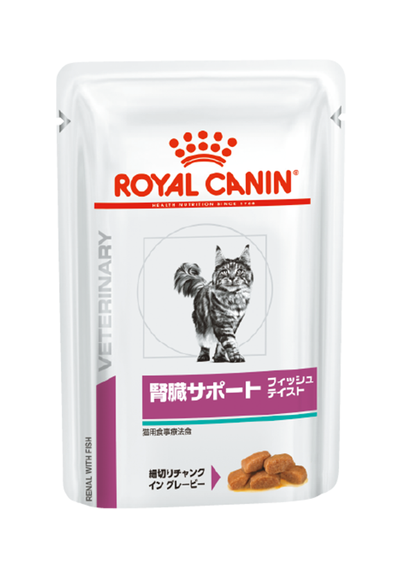猫用 腎臓サポート フィッシュテイスト ウェット パウチ